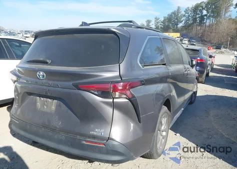 2022 Toyota Sienna Xle from USA, damaged, VIN 5TDYRKEC1NS085457